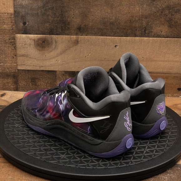 NIKE KD 17 X METRO BOOMIN NRG MENS BASKETBALL SHOES GALAXY PURPLE SIZE 8.5 - Picture 6 of 9